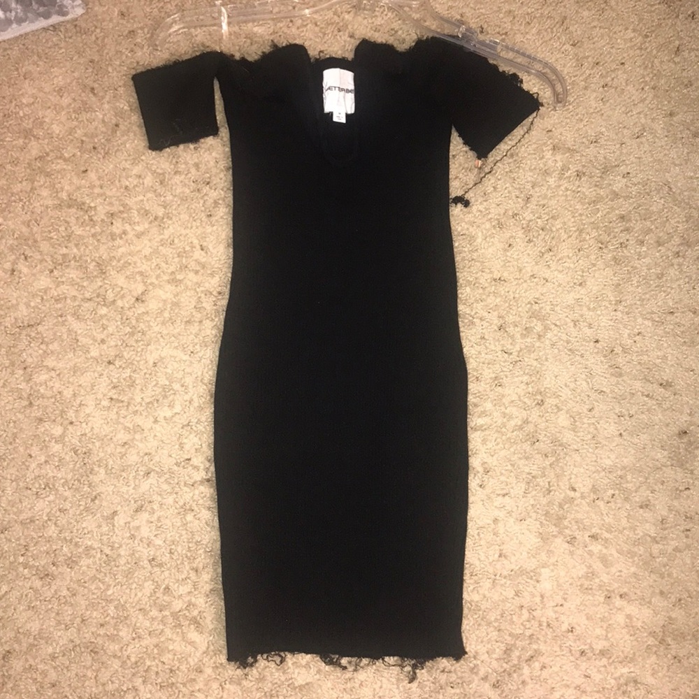 Black Body Con Dress
